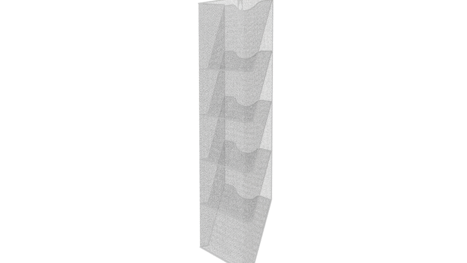 Model 55101048 3D Storage Rack - Professional 3D Model Render 7