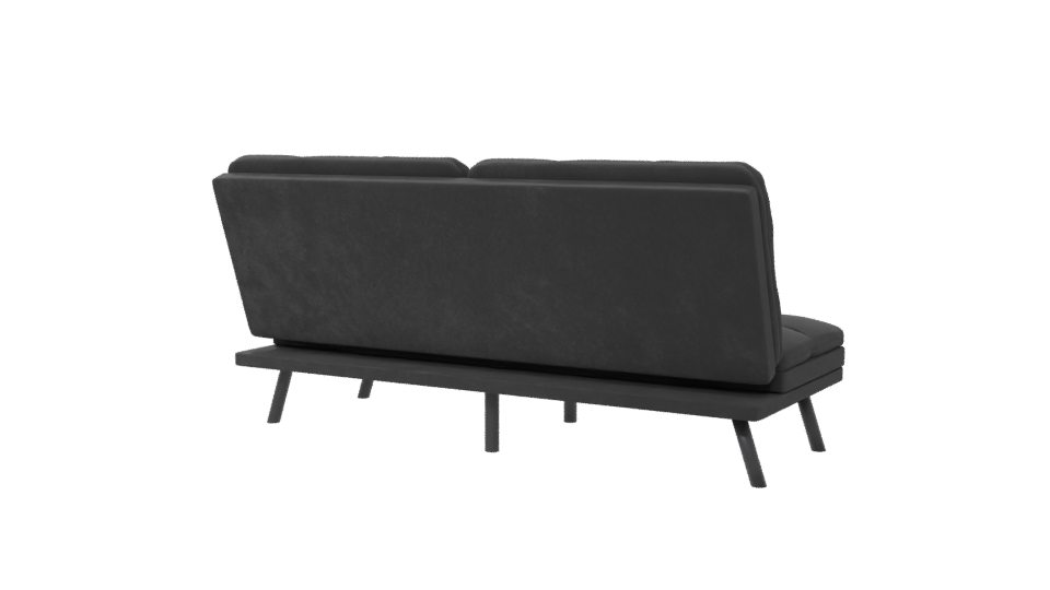 Contemporary Fabric Sofa 3D Model - Professional 3D Model Render 6
