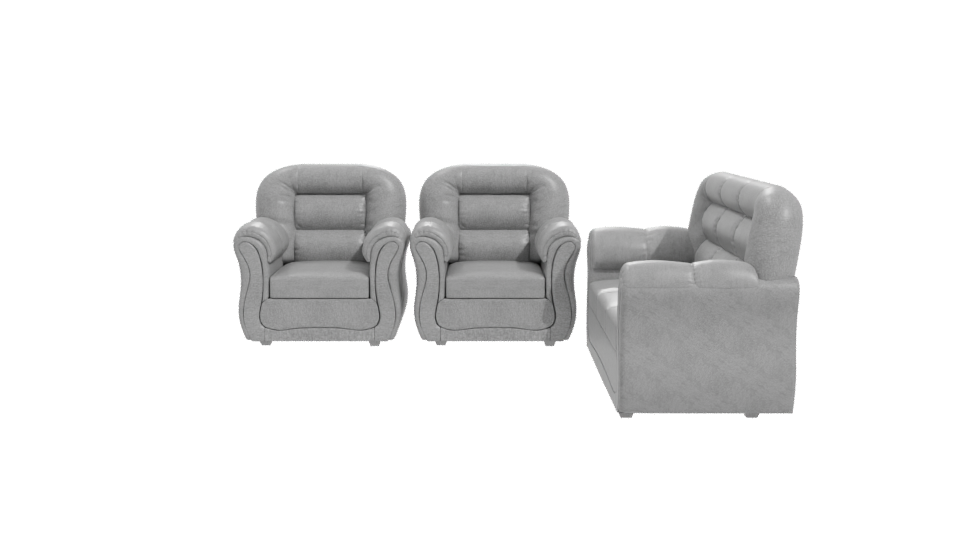 Contemporary Sofa Set 3D Model - Professional 3D Model Render 11