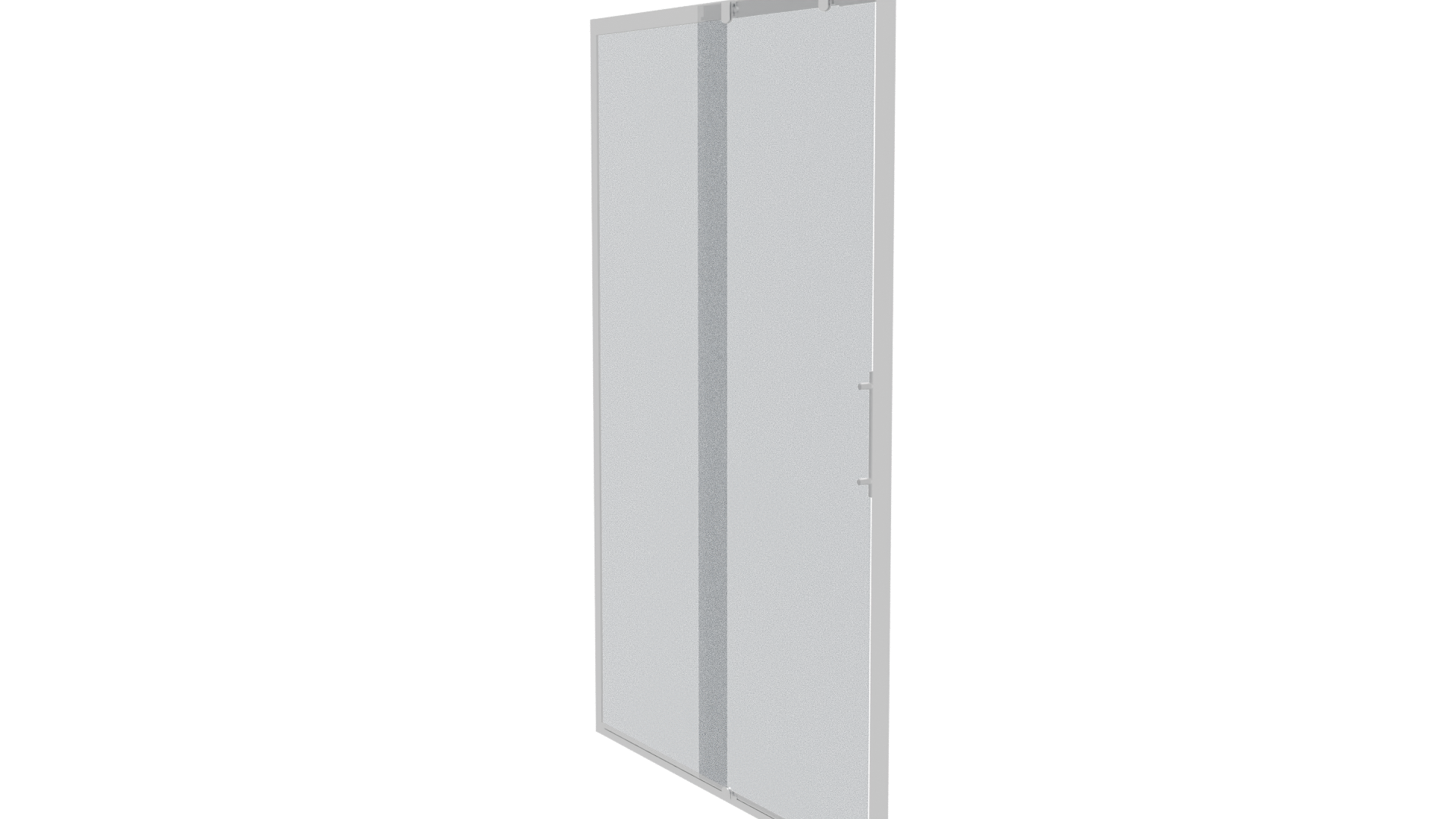 Sleek Glass Shower Door 3D Model - Professional 3D Model Render 19