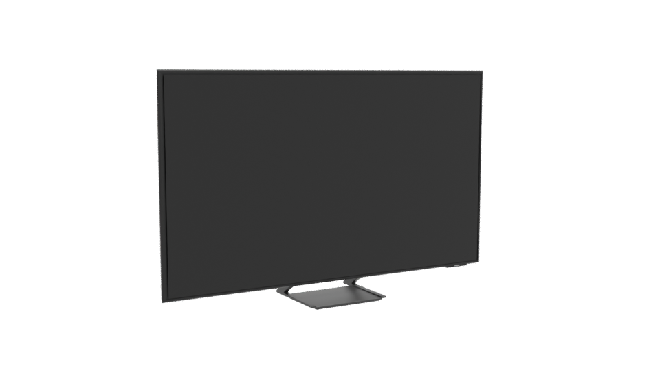 Curved Screen LED Monitor Model - Professional 3D Model Render 10