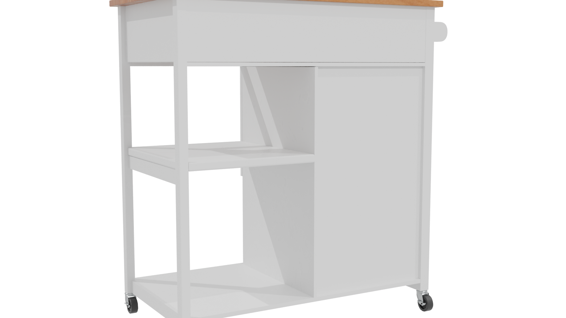 Modern Kitchen Cart Model 3D - Professional 3D Model Render 19