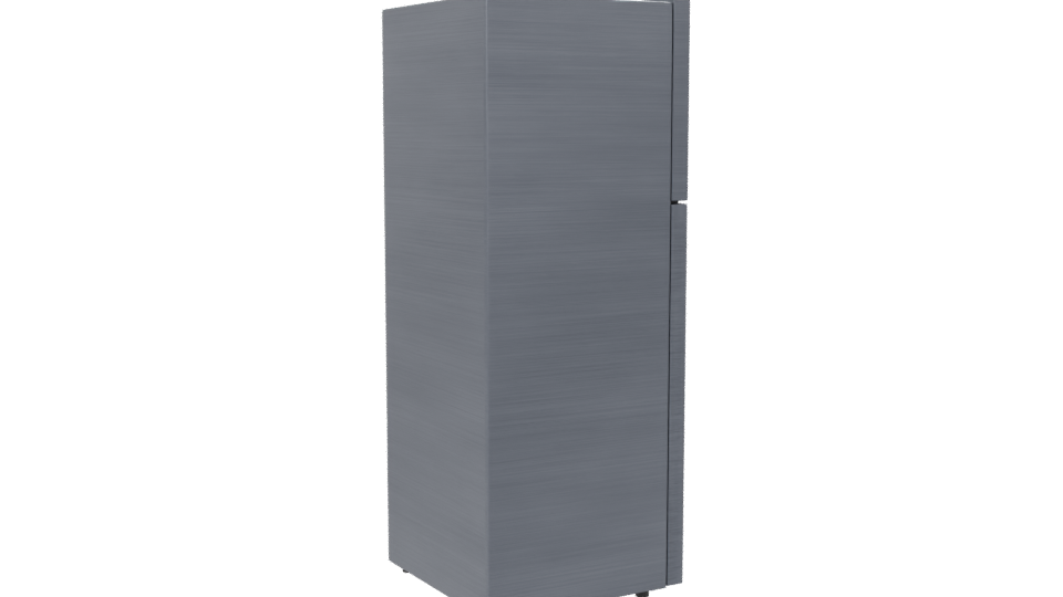 Sleek Stainless Steel Refrigerator 3D - Professional 3D Model Render 7