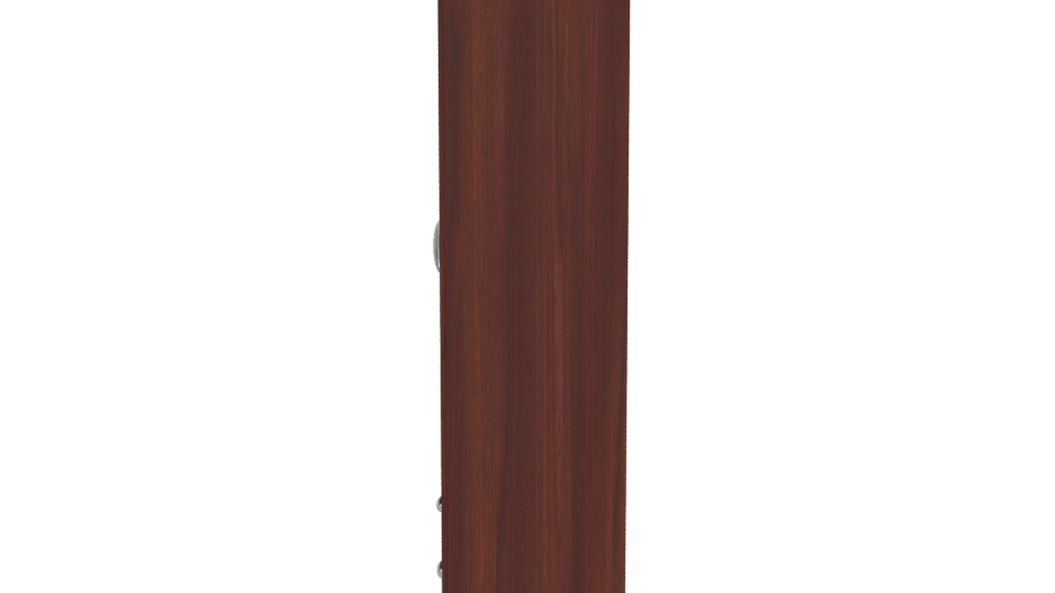 Elegant Wooden Wardrobe 3D Model - Professional 3D Model Render 2