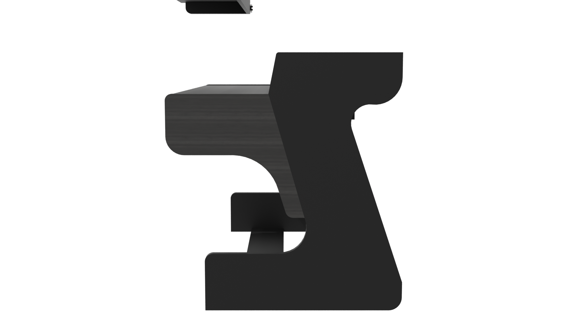 Stylish Modern Office Desk 3D Model - Professional 3D Model Render 2