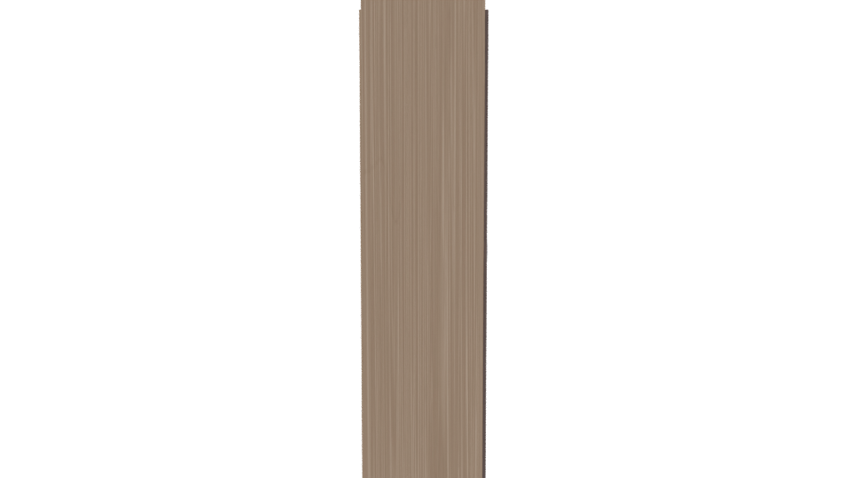 Stylish Wooden Storage Cabinet 3D - Professional 3D Model Render 8