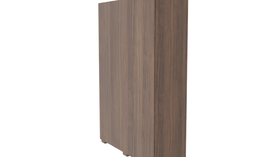 Stylish Wooden Storage Cabinet 3D - Professional 3D Model Render 7