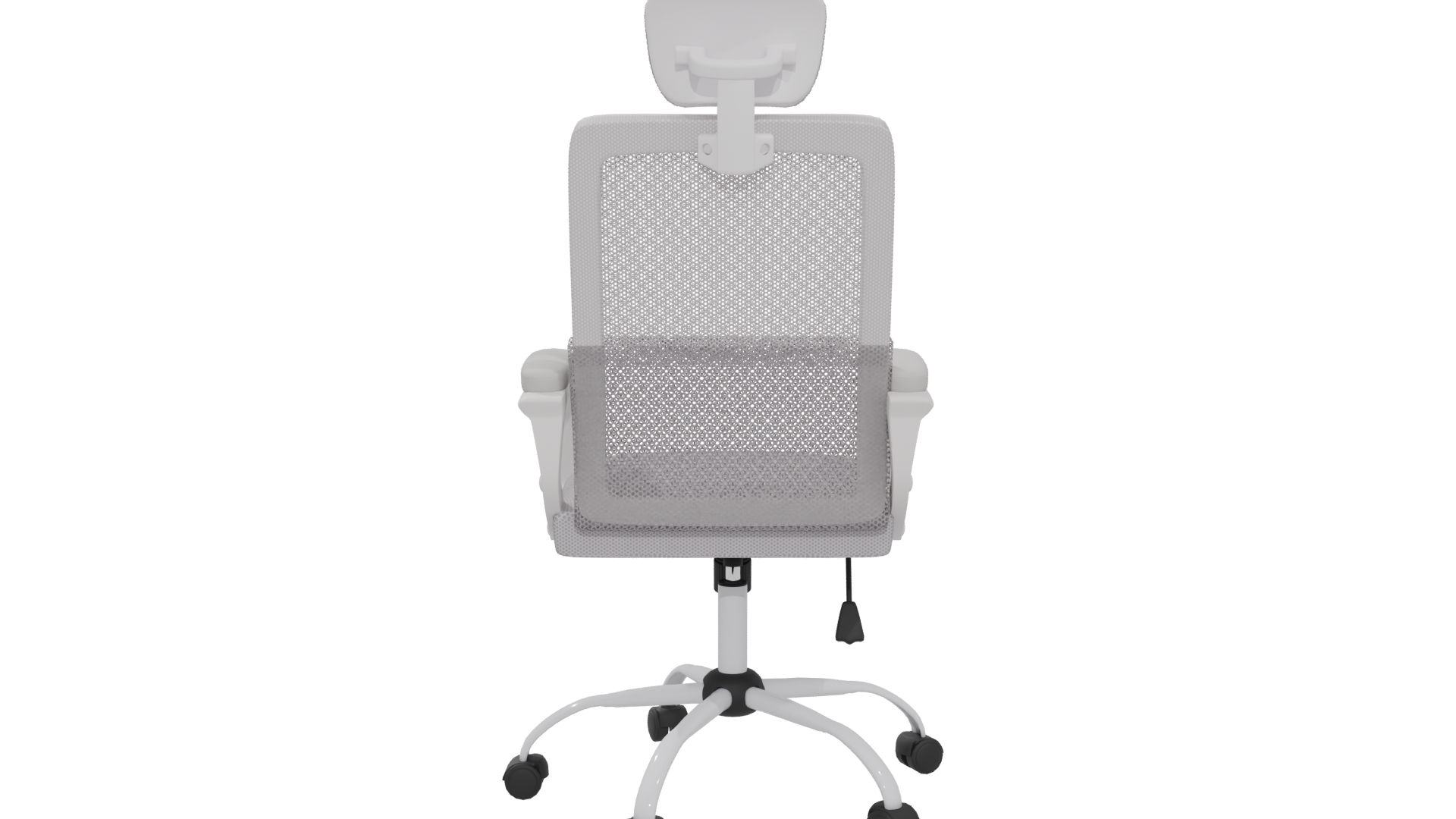Ergonomic Office Chair Model - Professional 3D Model Render 5