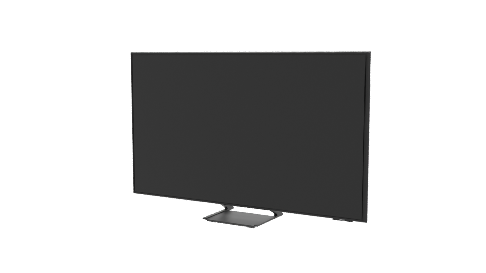 Curved Screen LED Monitor Model - Professional 3D Model Render 12