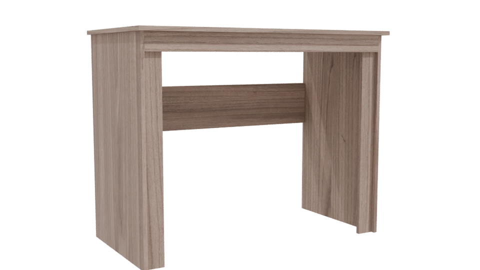 Stylish Minimalist Wooden Desk 3D - Professional 3D Model Render 10