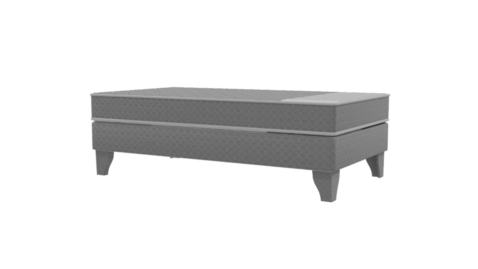 Stylish Modern Bed 3D Model - Professional 3D Model Render 9