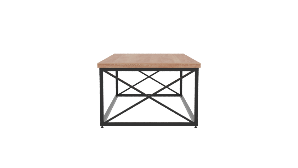 Stylish Wooden Dining Table 3D - Professional 3D Model Render 5