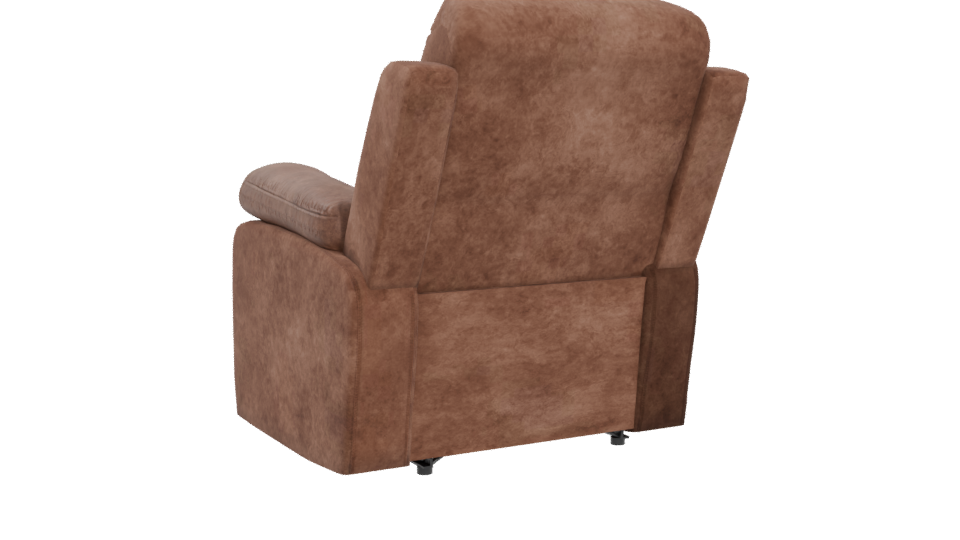 Stylish Modern Recliner Armchair 3D Model - Professional 3D Model Render 4