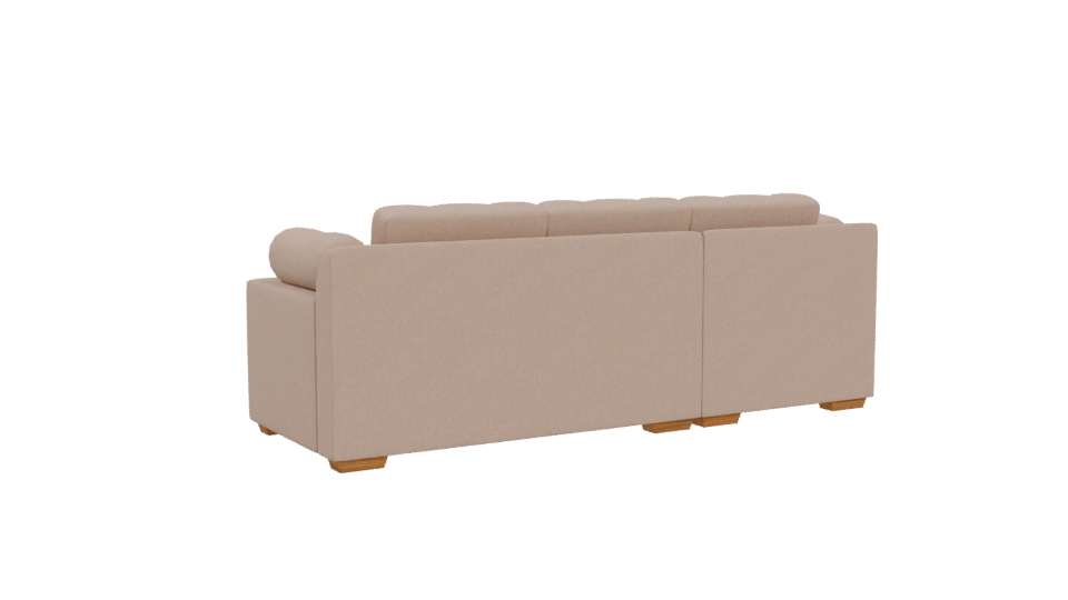 Contemporary Sectional Sofa 3D Model - Professional 3D Model Render 4