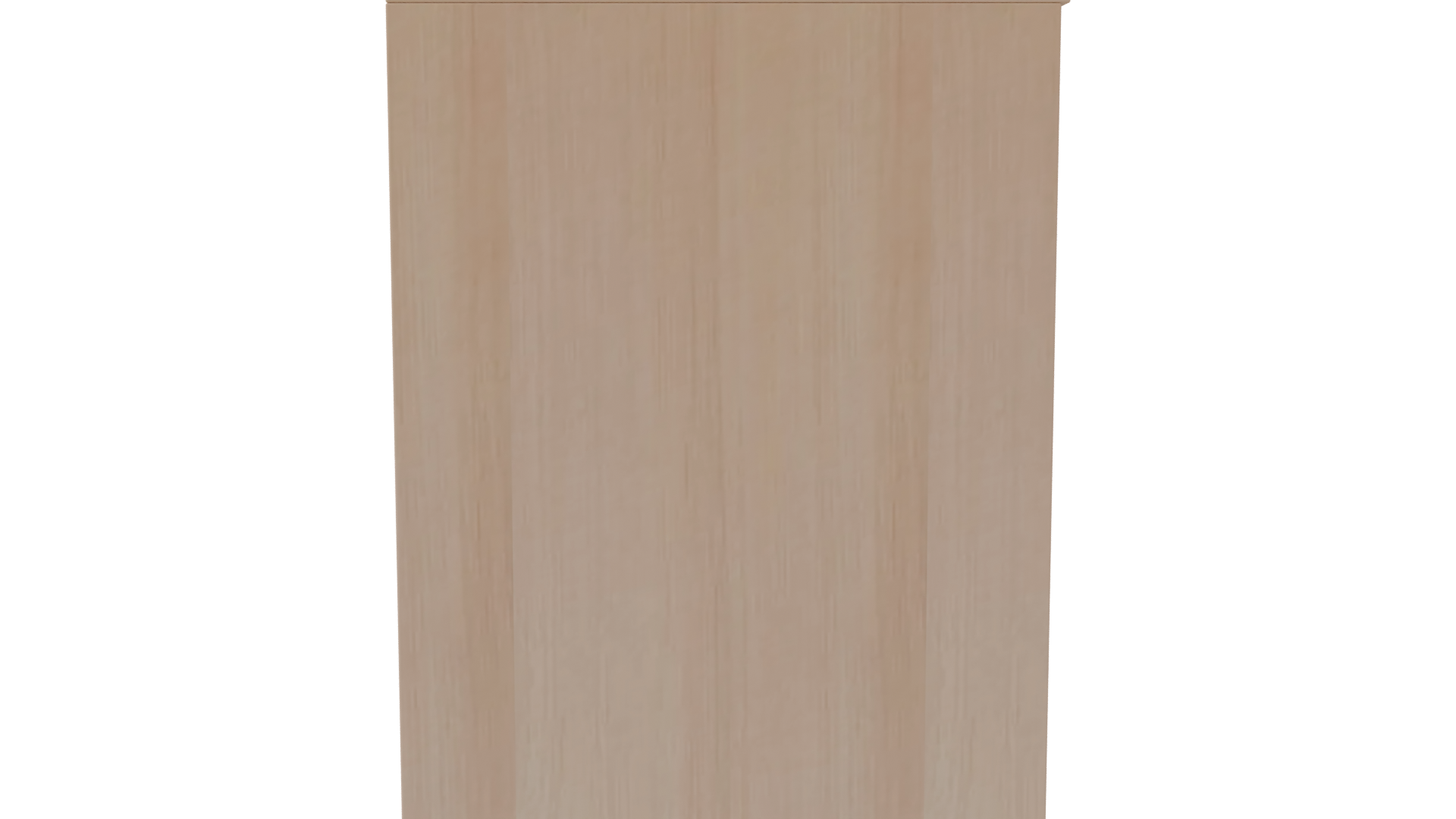 Minimalist Wooden Nightstand Model - Professional 3D Model Render 8