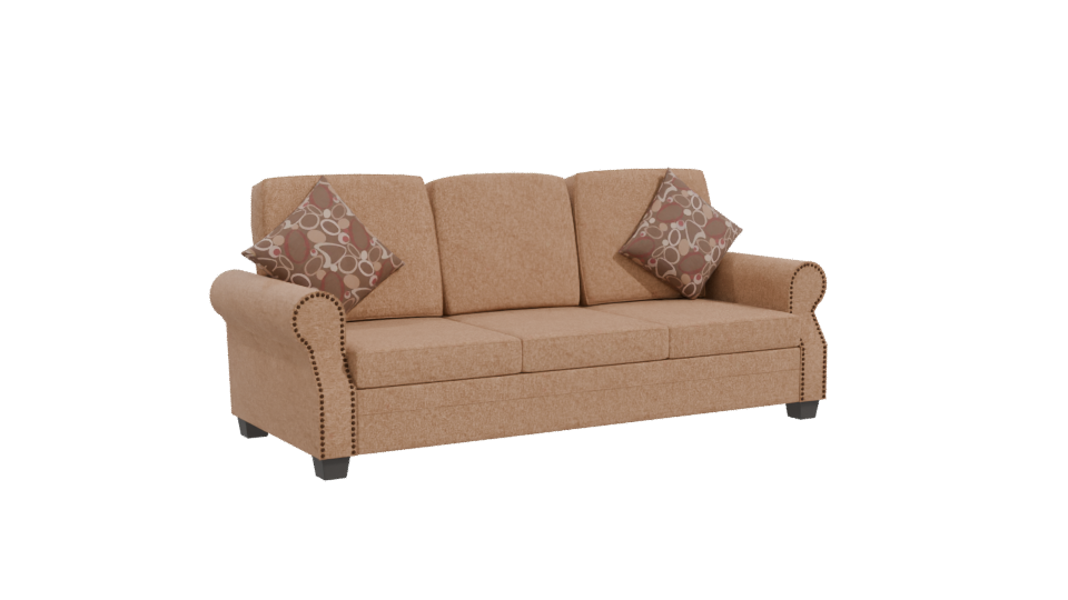 Florida Sofa 3C Cafe Claro Model - Professional 3D Model Render 10