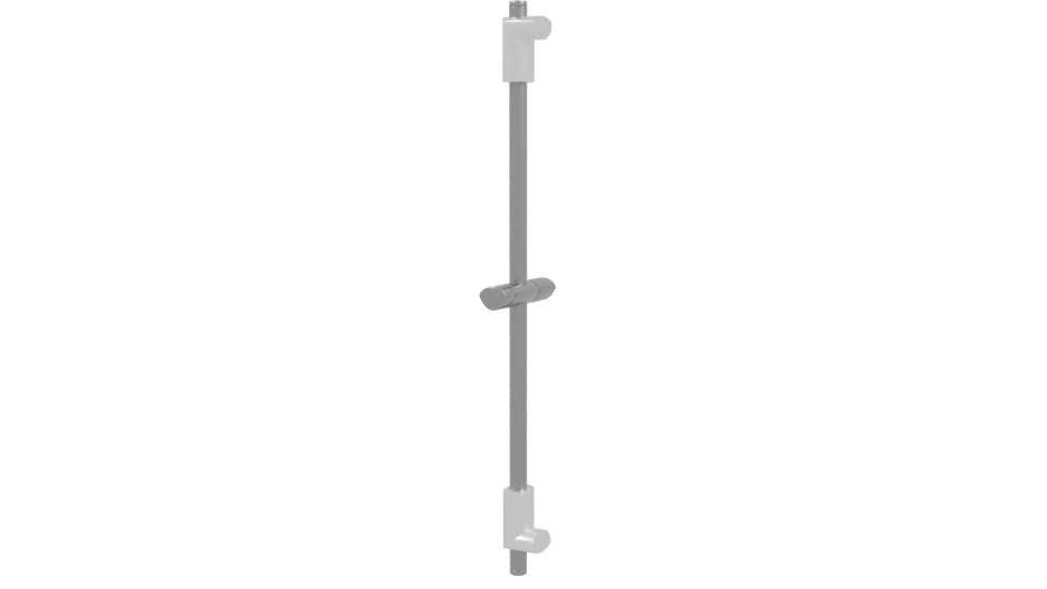 Stylish Minimalist Vertical Rod - Professional 3D Model Render 3