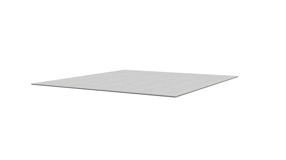 Minimalist White Tile 3D Model - Professional 3D Model Render 3