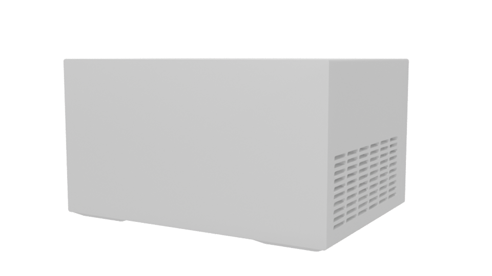 Stylish Compact Microwave 3D Model - Professional 3D Model Render 6