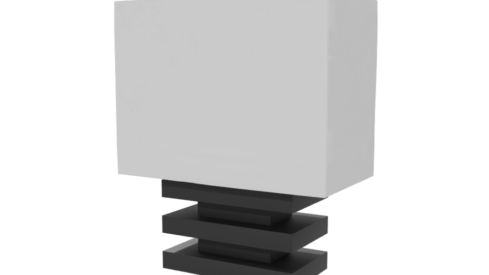 Minimalist Display Stand Model - Professional 3D Model Render 6