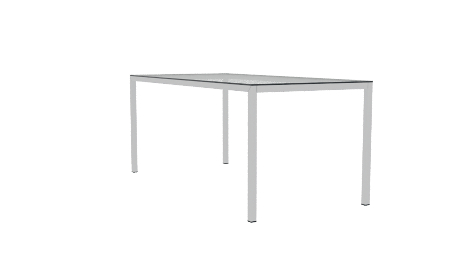 Modern Glass Dining Table 3D - Professional 3D Model Render 13