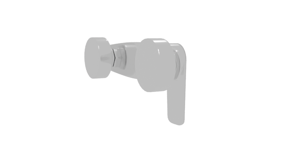 Sleek Modern Bathroom Faucet 3D Model - Professional 3D Model Render 7