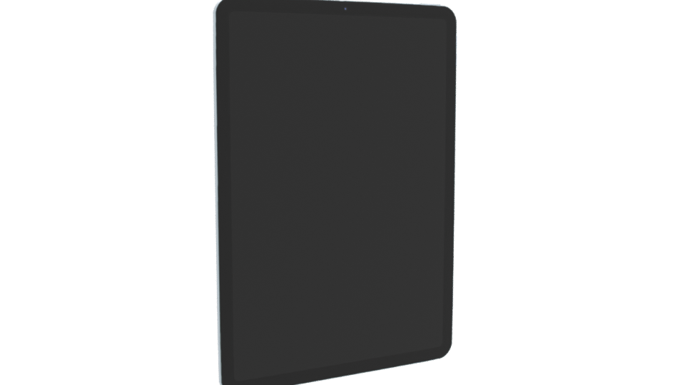 Sleek Modern Tablet 3D Model - Professional 3D Model Render 10