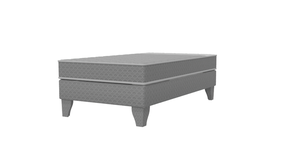 Stylish Modern Bed 3D Model - Professional 3D Model Render 6