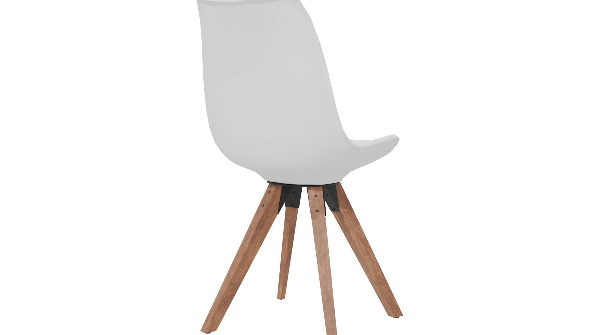 Modern White Chair 3D Model - Professional 3D Model Render 6