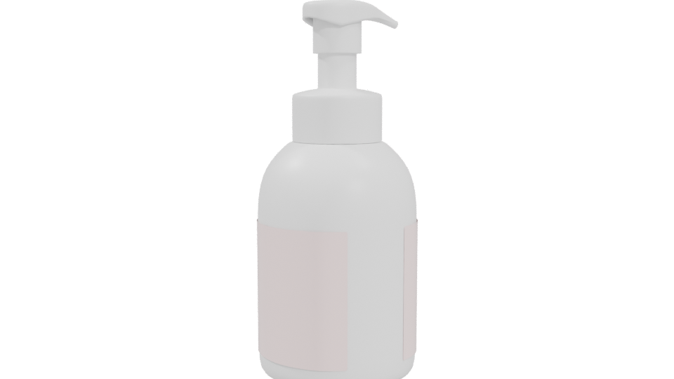 Stylish Lotion Pump Bottle 3D - Professional 3D Model Render 4
