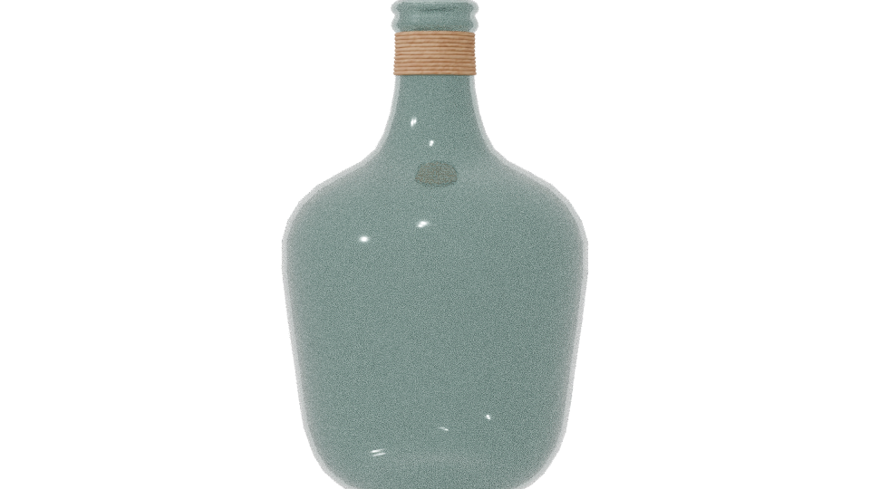 Botella Cabernet with Raffia 3D Model - Professional 3D Model Render 7