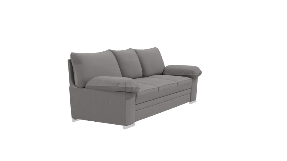 Contemporary Fabric Sofa 3D Model - Professional 3D Model Render 9