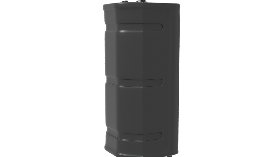 Vibrant Double Speaker 3D Model - Professional 3D Model Render 7