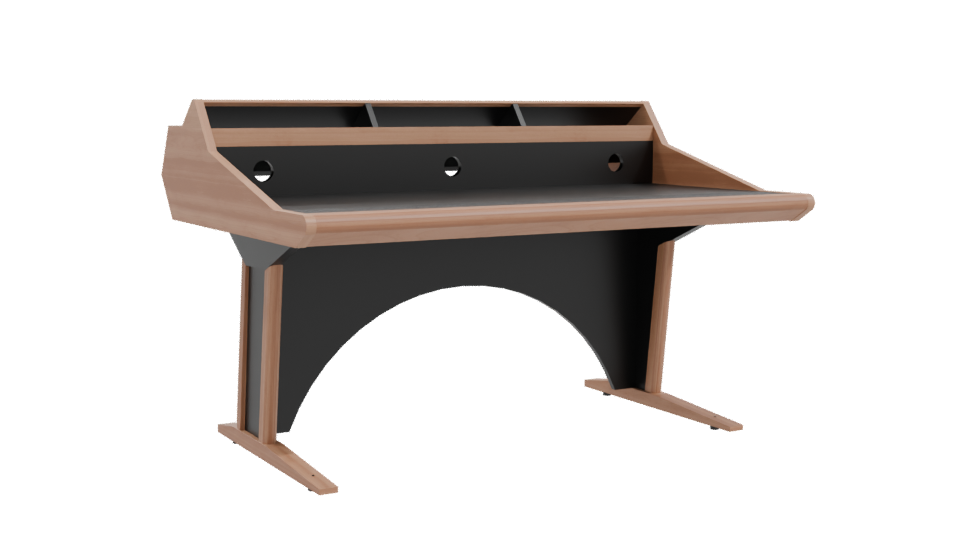 Contemporary Office Desk 3D Model - Professional 3D Model Render 10