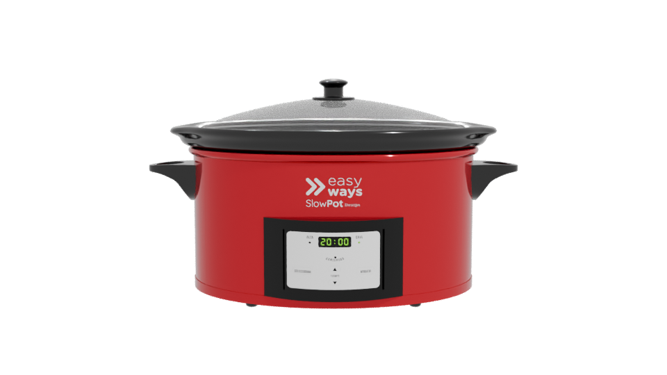 Slow Cooker Kitchen Appliance 3D - Professional 3D Model Render 11