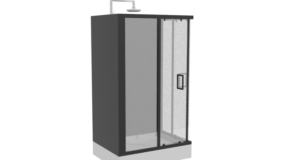 Stylish Shower Enclosure 3D Model - Professional 3D Model Render 10