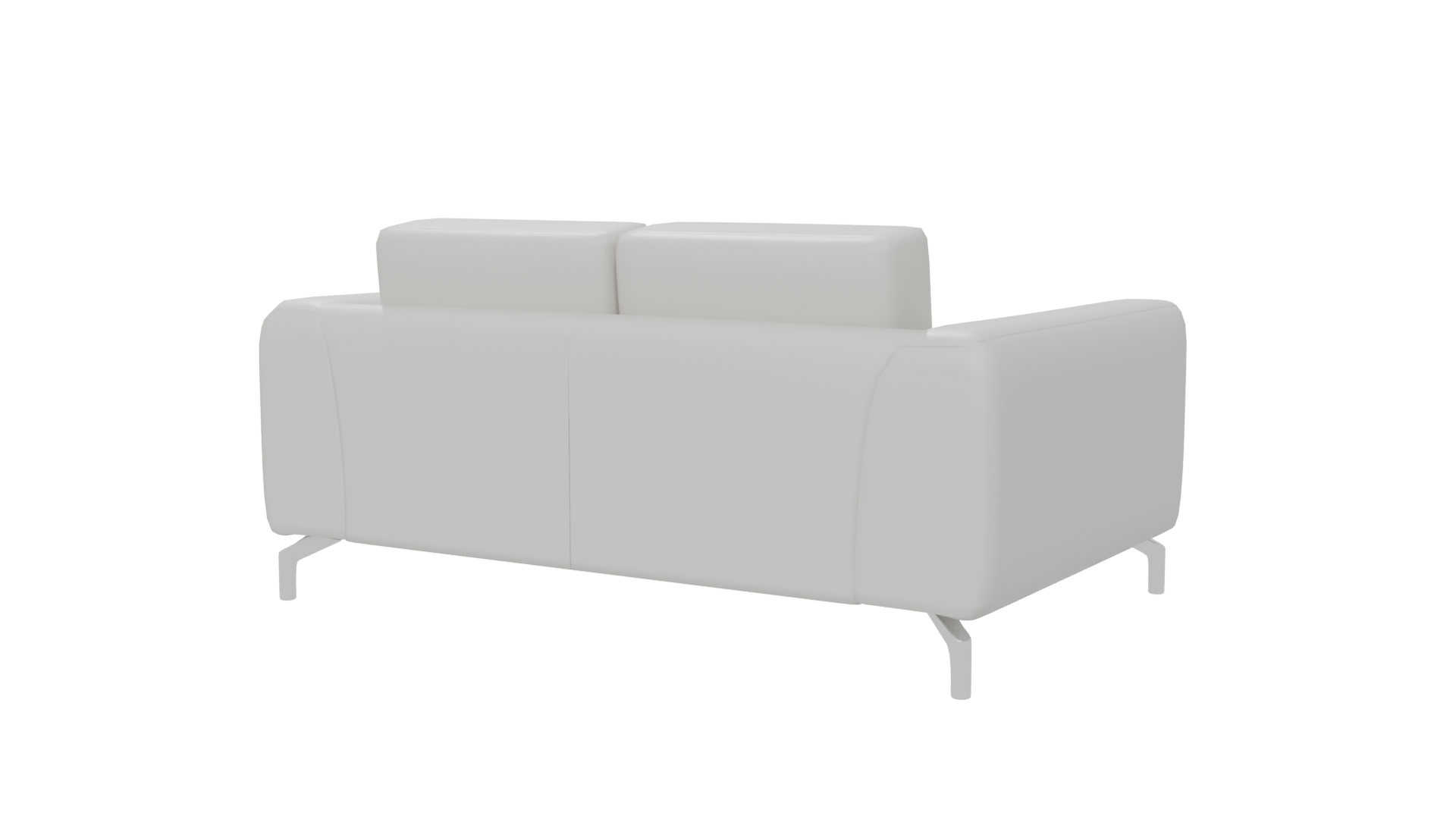 Minimalist White Sofa 3D Model - Professional 3D Model Render 6