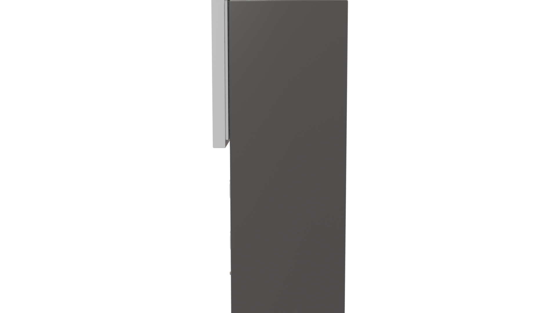 Sleek Modern Refrigerator 3D Model - Professional 3D Model Render 2