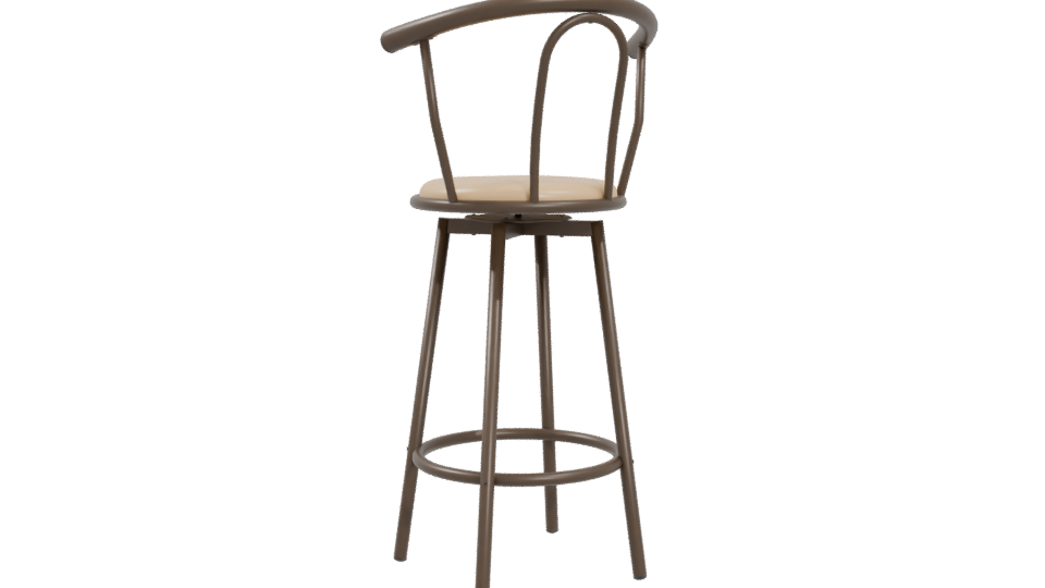 Stylish Barstool 3D Model - Professional 3D Model Render 4