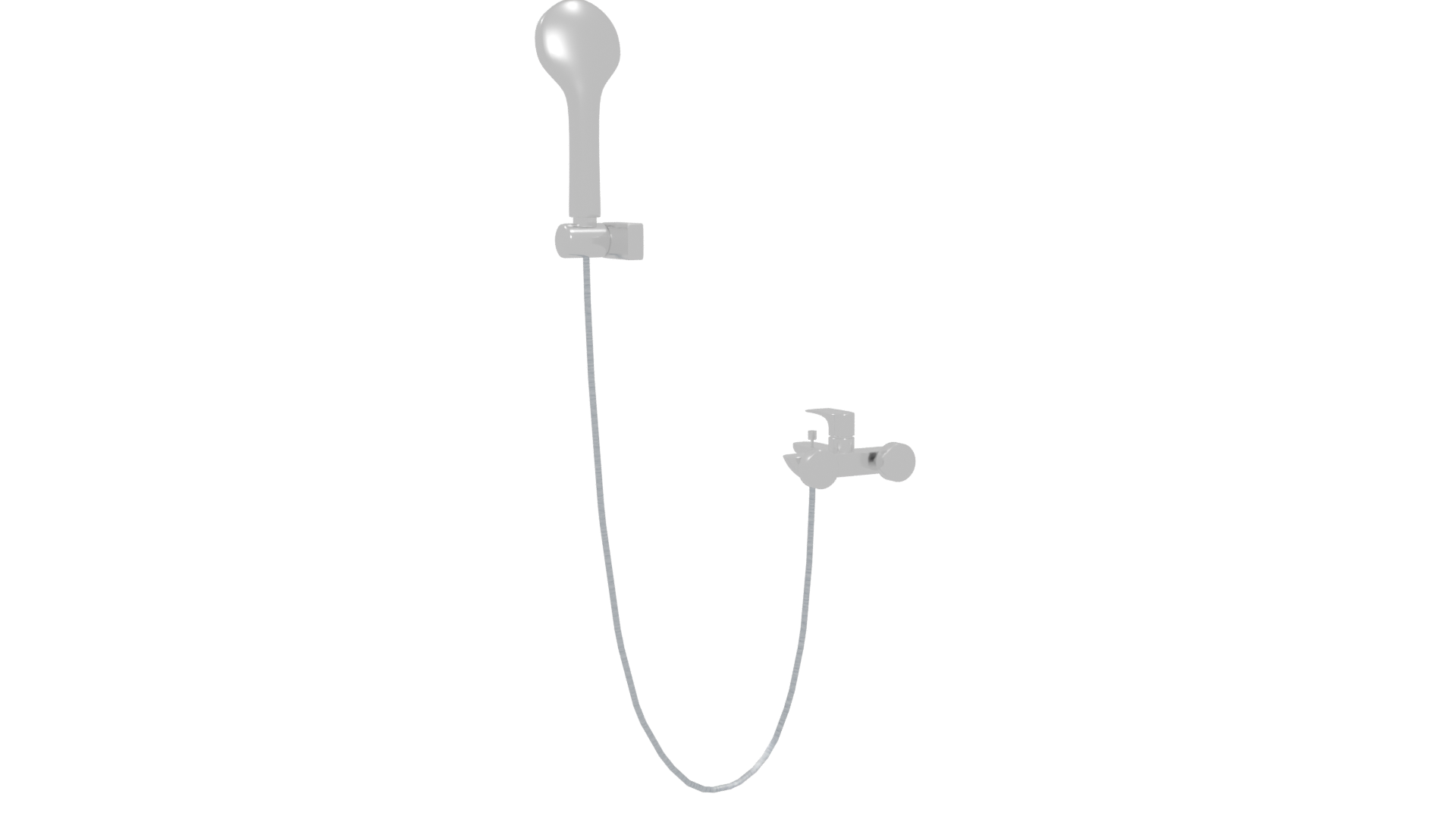 Contemporary Shower Head 3D Model - Professional 3D Model Render 16