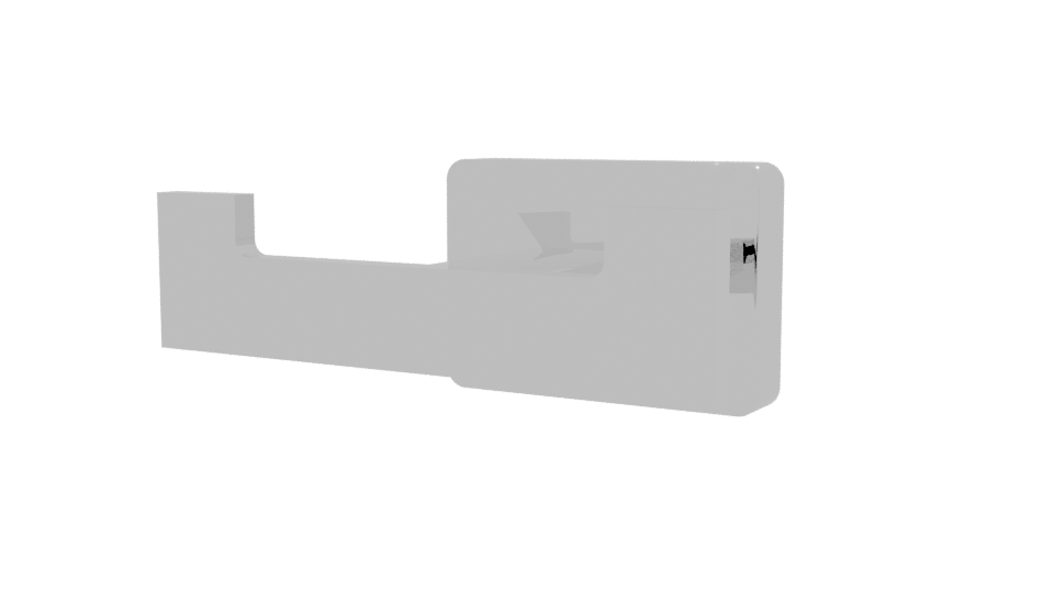 Stylized Metal Clip Holder Model - Professional 3D Model Render 12