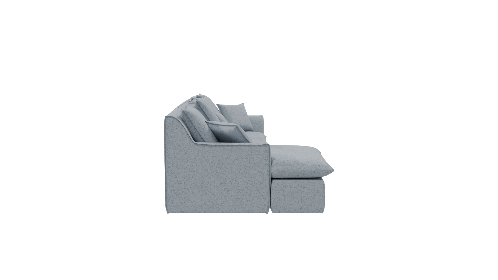 Stylish Sectional Sofa 3D Model - Professional 3D Model Render 8