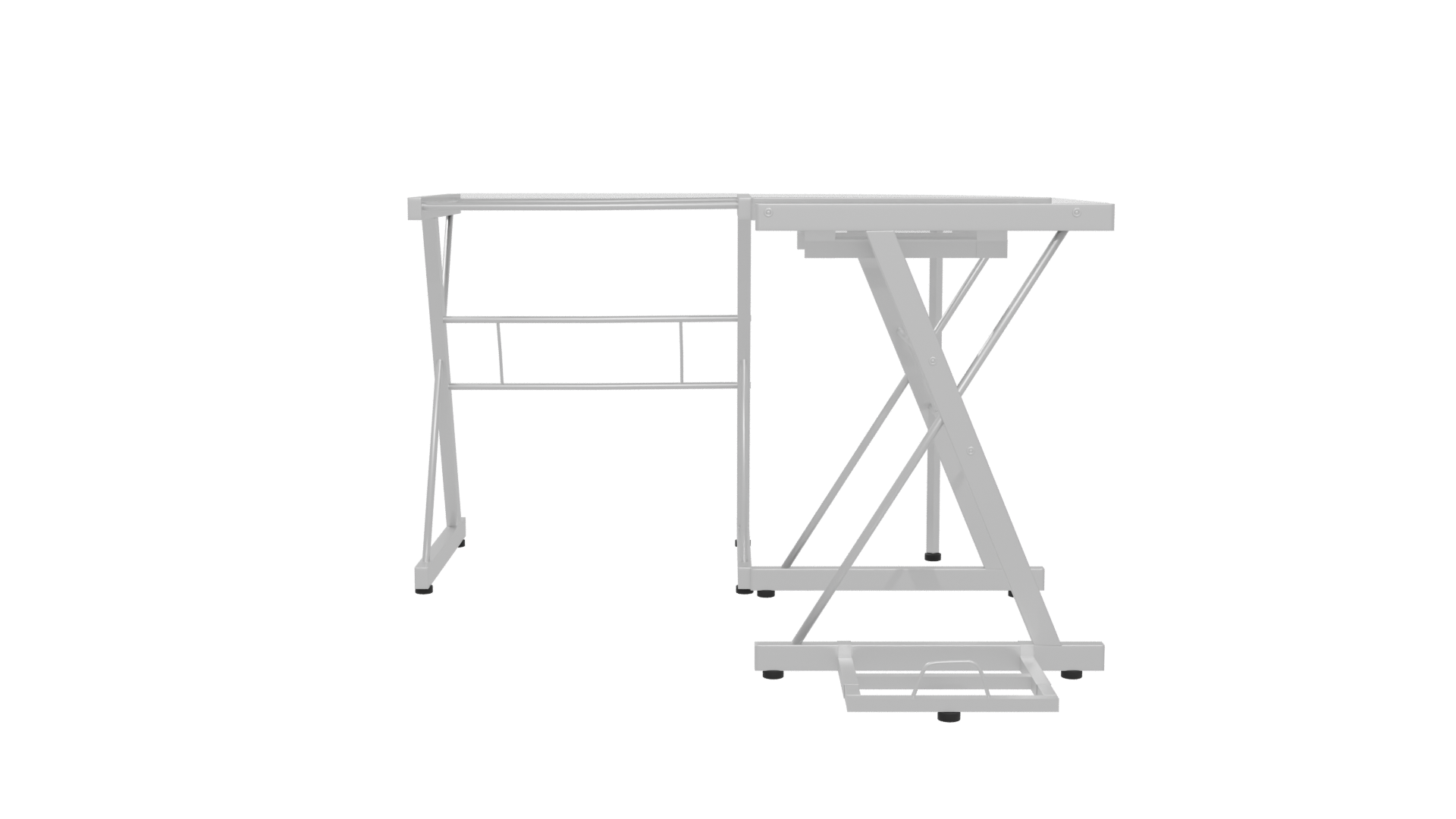 Stylish Modern Office Desk 3D - Professional 3D Model Render 5