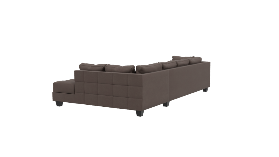 Modern Sectional Couch 3D Model - Professional 3D Model Render 3