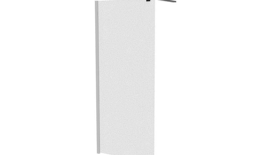 Minimalist Refrigerator 3D Model - Professional 3D Model Render 12