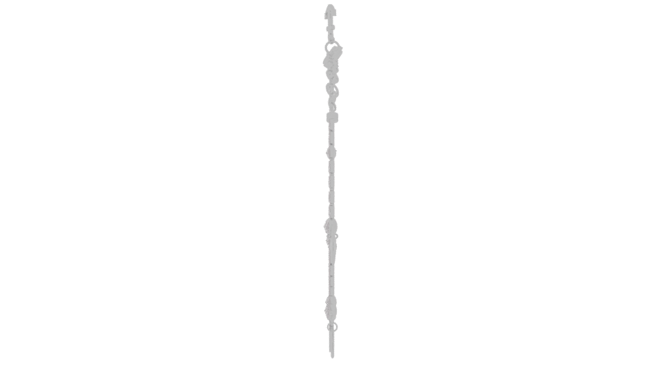 Silver Charm Bracelet 3D Model - Professional 3D Model Render 2