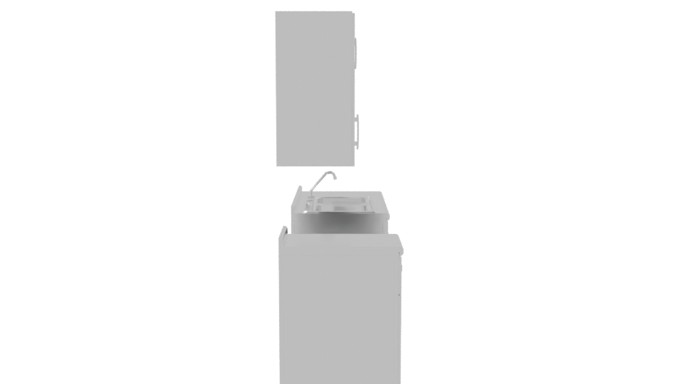 Stylish Kitchen Cabinet Set 3D - Professional 3D Model Render 8