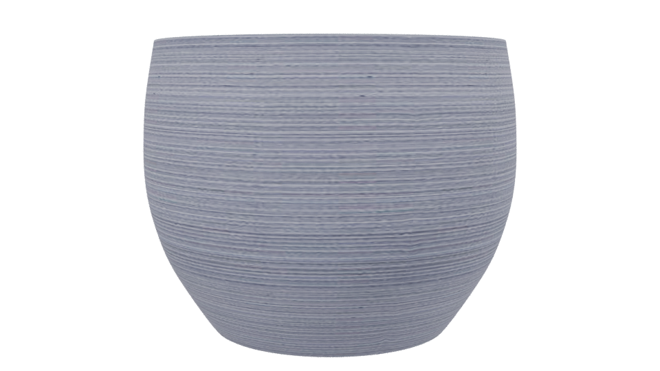 Stri Grey Fiber Pot 3D Model - Professional 3D Model Render 2