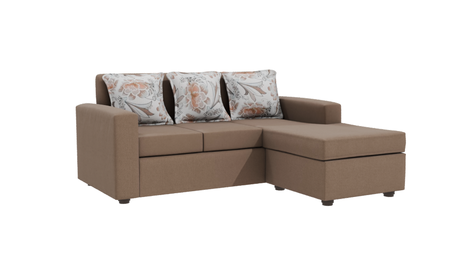Stylish Modular Sofa 3D Model - Professional 3D Model Render 10