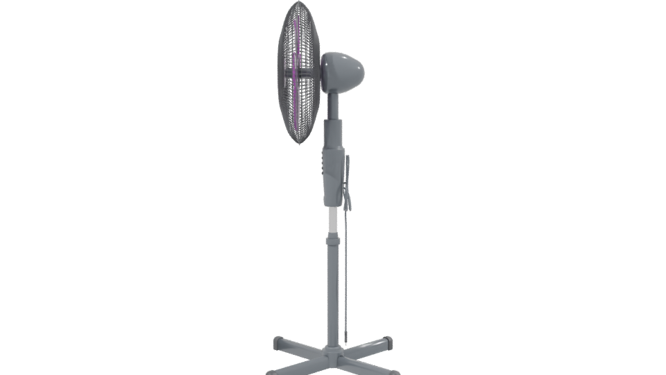Taurus 16" Pedestal Fan 3D Model - Professional 3D Model Render 2
